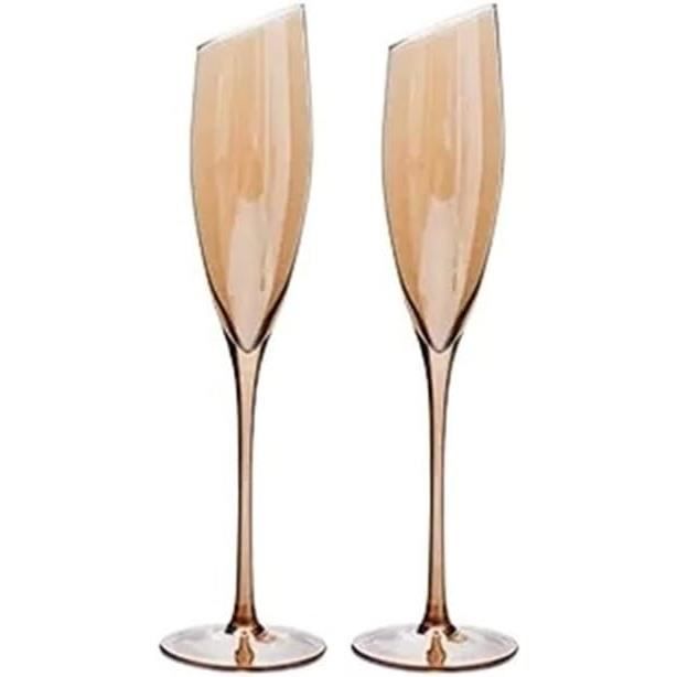 Flûtes à Champagne Gravées Mr & Mrs – 2 Verres élégants Pour Mariage, Fiançailles Ou Anniversaire
