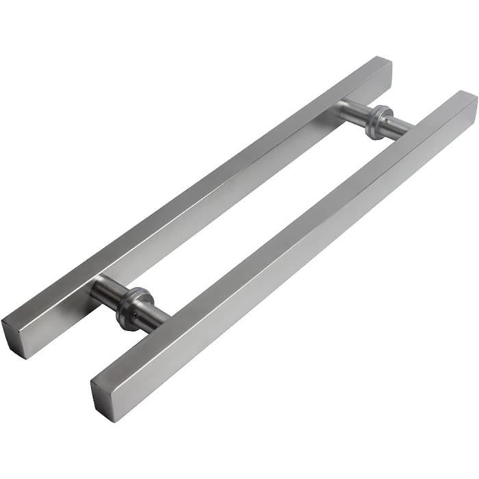 Poignée De Porte Barre Häfele Carlo – Inox Brossé – Longueur 465-615 Mm – Neuf