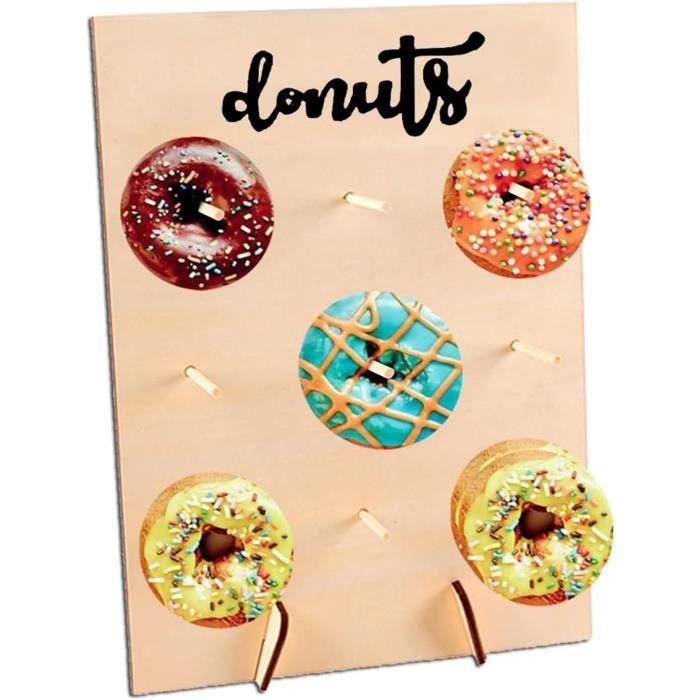 Donut Présentoir Papiers Absorbant L'huile Accessoires Pour Présentoir à Beignets Motif Floral Bloc De Papier Pour Fritures Pâtisseries Pizza Donut