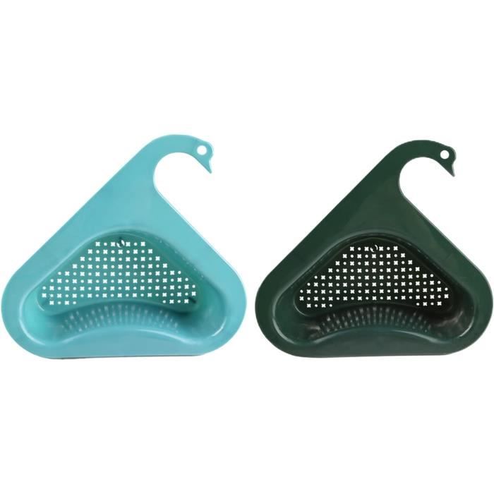 Panier D'Évier Suspendu Avec Clip - Passoire Pour Robinet, Égouttoir De Cuisine Vert