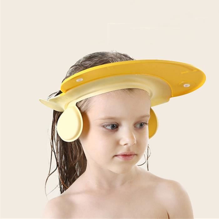 Casquette De Visiere De Securite Pour Salle De Bain Pour Bebe Bonnet De Douche Pour Enfant Reglable Soft Protect Hhaye Cdiscount Puericulture Eveil Bebe