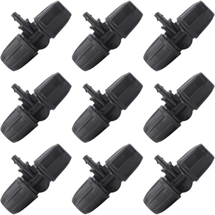 Raccords Tuyau Arrosage - Lot De 6 - 1/2 Pouce - Mâle/Mâle - Plastique Robuste - Compatible Gardena Et Autres Marques - 3