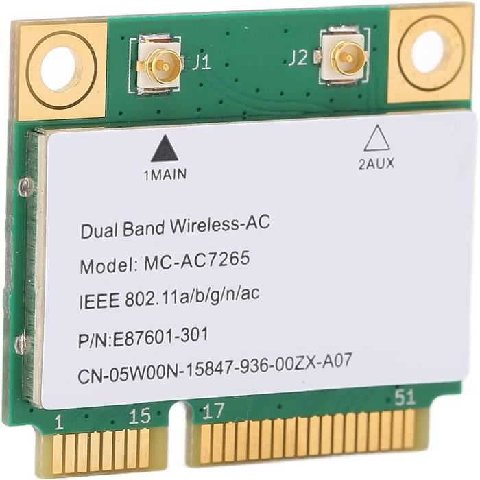 Carte Réseau 5G PCIe M.2 DW5930E - Module WWAN Plug And Play Pour Ordinateurs Portables Dell Latitude