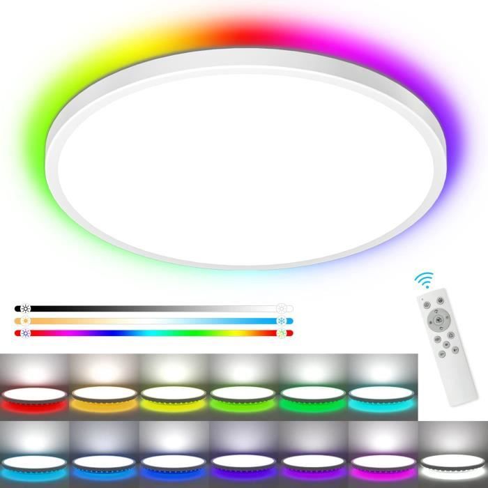 Pack de  5 - Plafonnier LED Rond 24W 220V