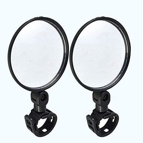 Lot De 2 Rétroviseurs Vélo - Miroir Réglable 360° Pour Guidon 15-35mm - Pour VTT, Vélo Route, Trottinette électrique - Sécurité Cyclisme