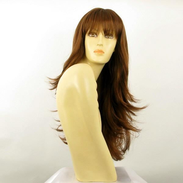 Perruque chatain clair cheap longue