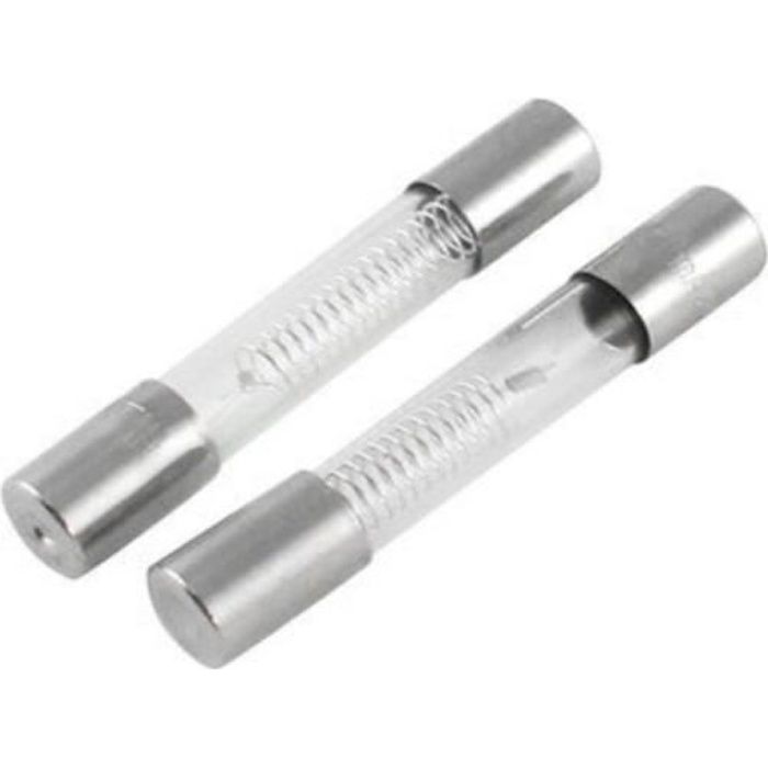 Lot De 2 Fusibles à Cartouche En Verre Type D 5x20mm - Calibre 8A, Tension Max 250V (convient 120V/240V), Pour électronique Et Petites Installations
