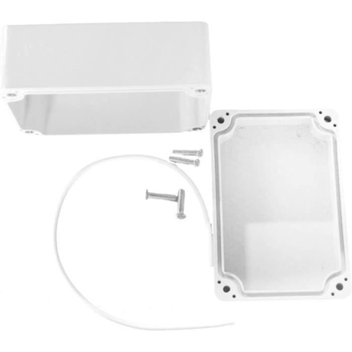 Boîte De Jonction étanche IP65 Blanc 230x150x85mm - Boîtier électronique Plastique ABS Pour Projet DIY
