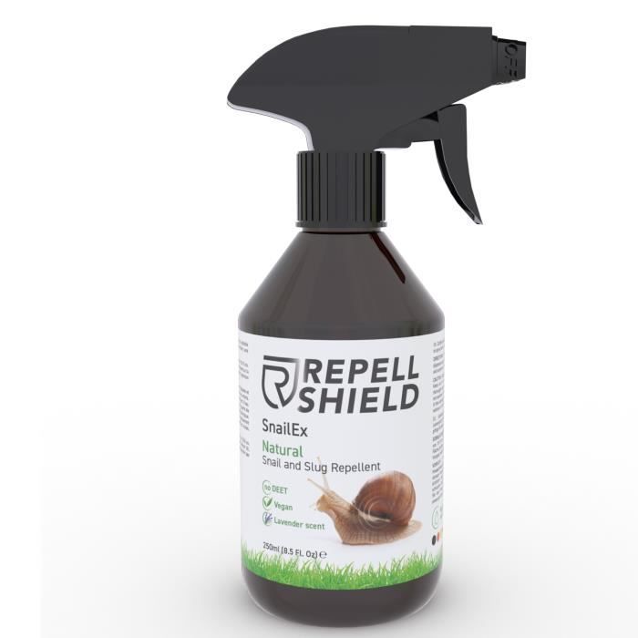 RepellShield Spray Anti Limaces et Escargots Naturel Jardin et Maison,
