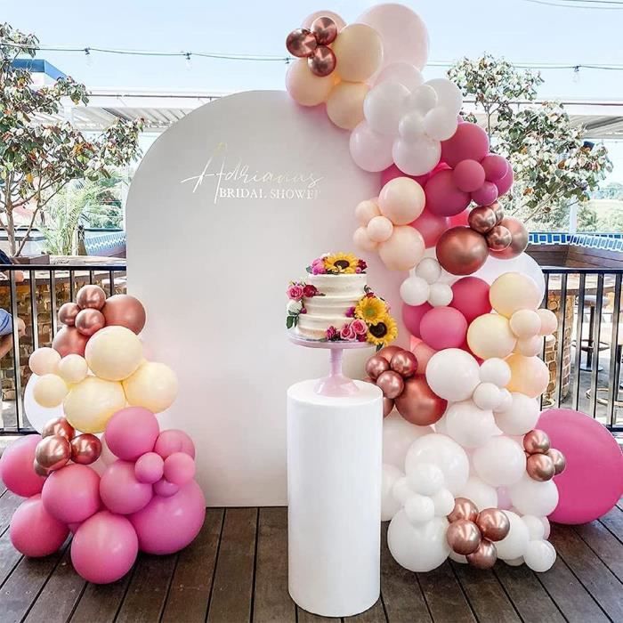 Kit de guirlande de ballons bricolage princesse rose Arche en