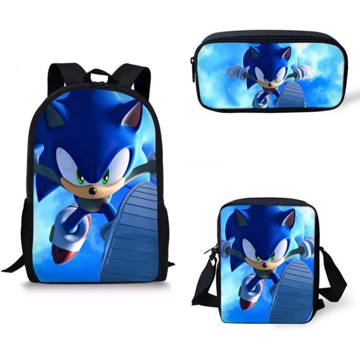 Sonic the Hedgehog Enfants Sac À Dos Enfants Sac D'école Sac à lunch Pen Case LOT Sonic the Hedgehog Enfants Sac À Dos Enfants Sac D'école Sac à lunch Pen Case LOT
