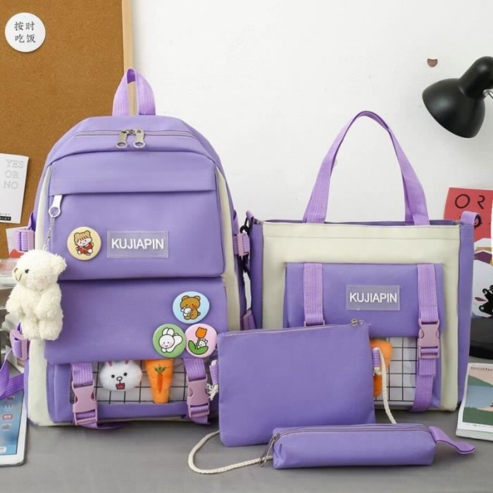 Girl school backpack set outlet