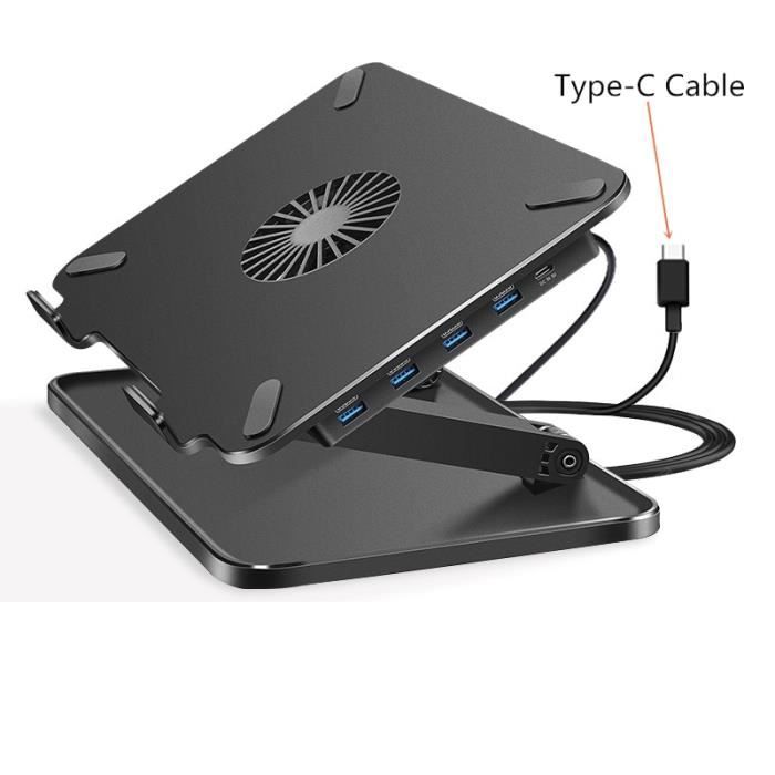 Support pour ordinateur avec double ventilateur support de souris Table d' ordinateur Tablette PC portable - CWU - Cdiscount Informatique