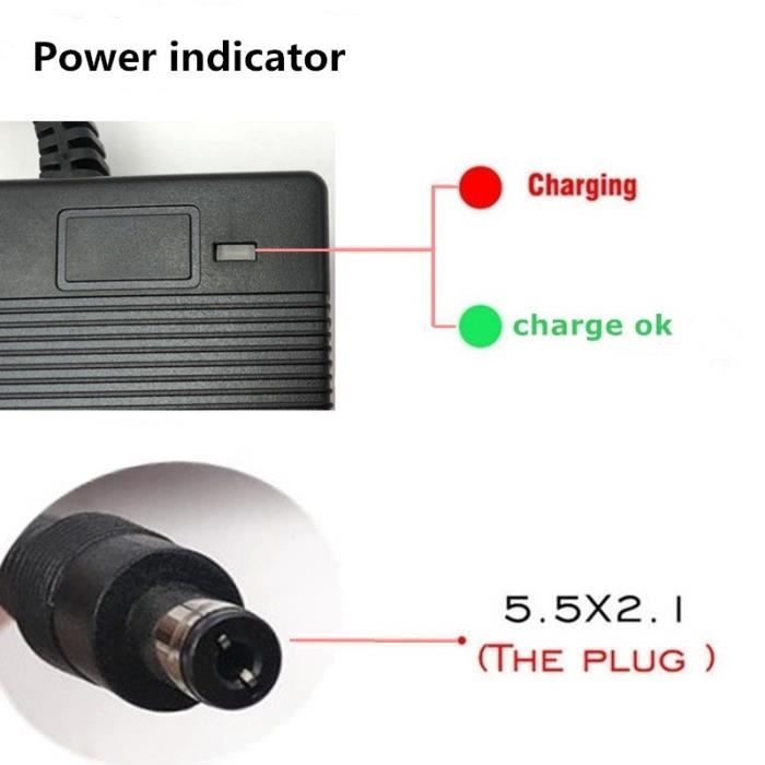 Chargeur 54.6V 3A Pour Batterie Vélo électrique 48V Li-ion - Sécurisé Et Fiable