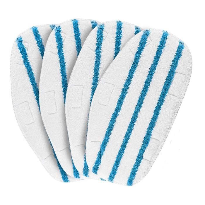 10 Lingettes Microfibres Réutilisables Pour Balai à Franges - Nettoyage Sec Et Humide