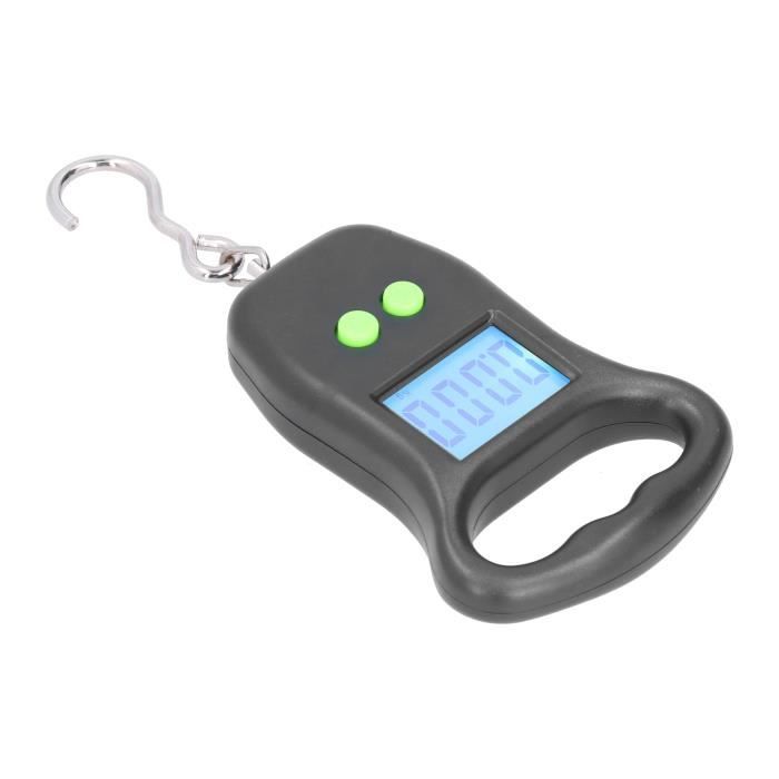 Pèse-bagages Portable Sans Pile - Jusqu'à 50 Kg - Écran LCD Rétroéclairé - Parfait Pour Voyages En Avion