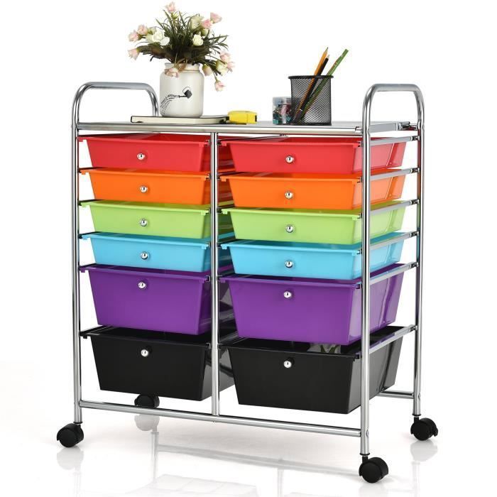 Mini tiroir de bureau, boîte de rangement en plastique multicouche pour cosmétiques, articles divers, boîte de rangement amovible (bleu, quatre niveaux Mini tiroir de bureau, boîte de rangement en plastique multicouche pour cosmétiques, articles divers, boîte de rangement amovible (bleu, quatre niveaux