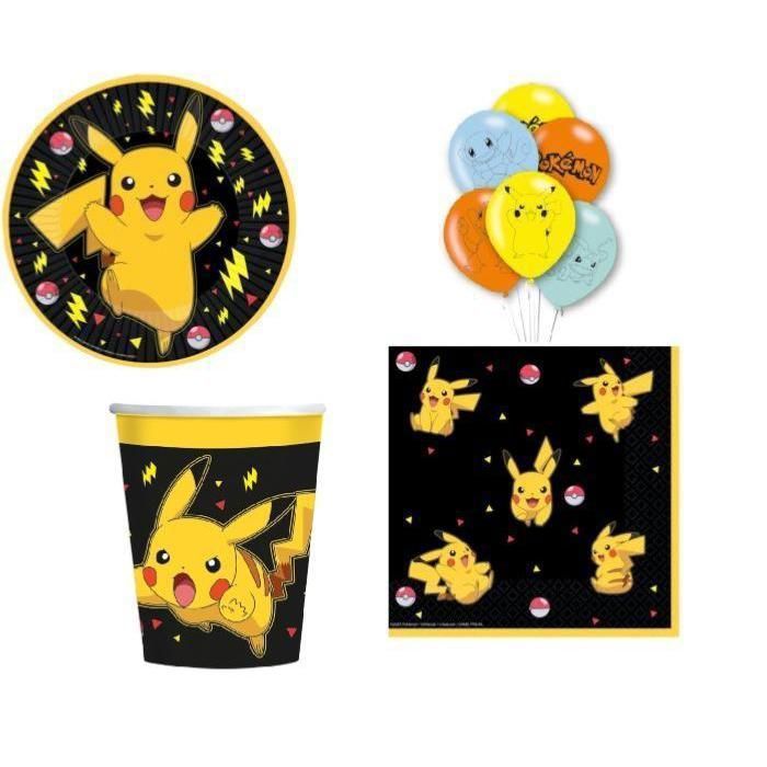 Serviette Anniversaire Pokemon - Serviettes Papier Pokemon