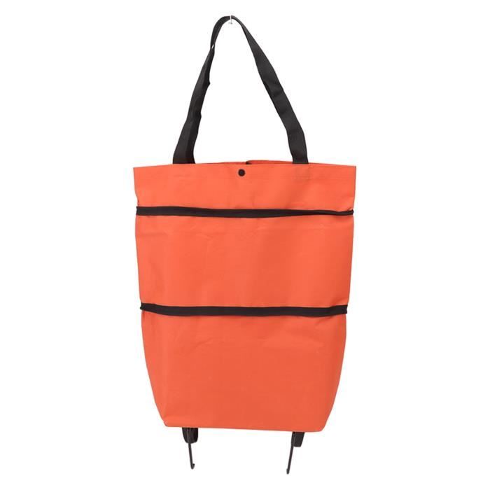 SUC-Chariot de courses Sac de Chariot Pliable, Chariot de Magasinage