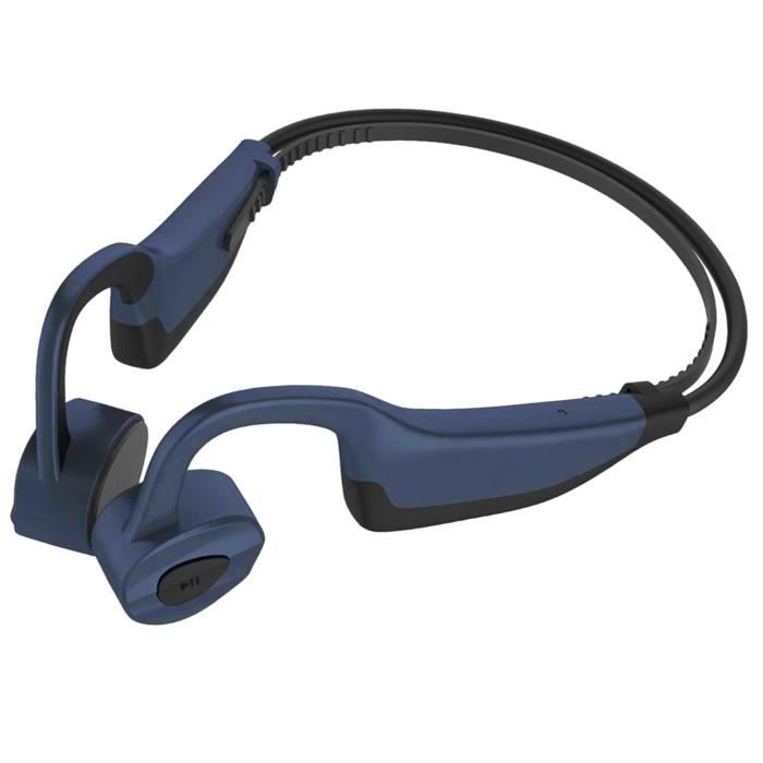 Casque à conduction osseuse Bluetooth 5.0, casque ouvert sans fil