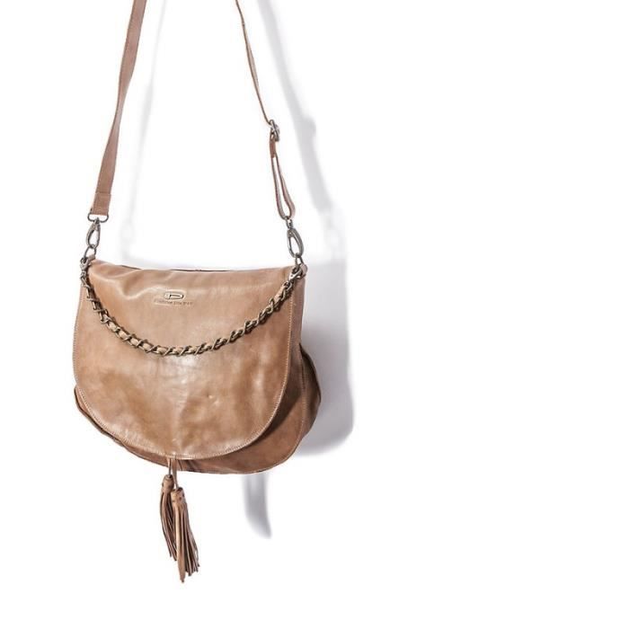 Ikks Besace Femme Camel Sac Bandouliere Ikks Camel