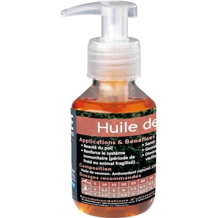 Nutrivet Huile De Saumon Inne Pour Chat Et Chien 100 Ml Cdiscount