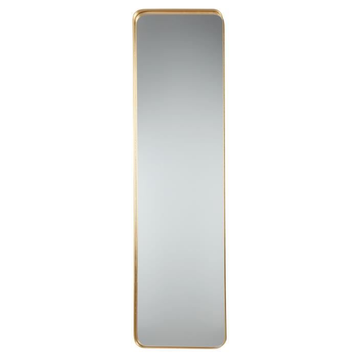 Miroir Rectangulaire En Aluminium 30 5 X 120 X 3 5 Cm Jaune