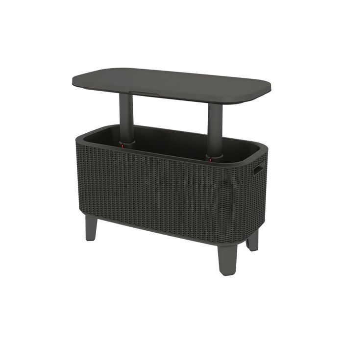 Keter Table glacière Bevy Bar 56L - Anthracite
