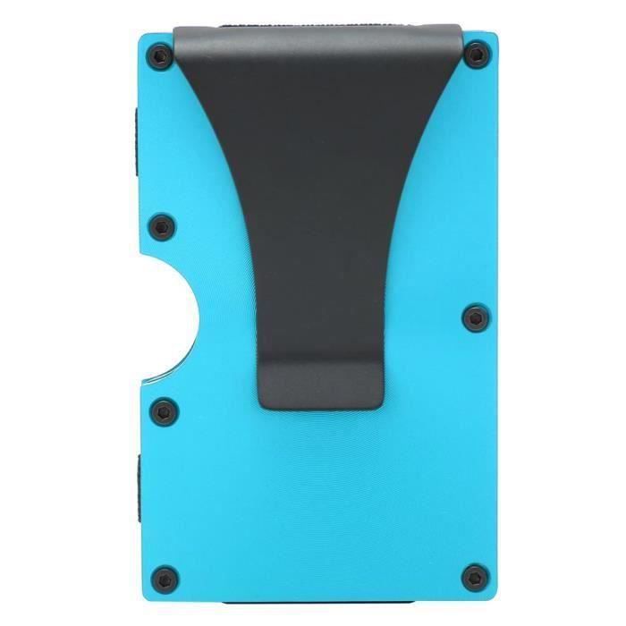 Pince à Billets Homme En Acier Inoxydable - Porte-cartes Minimaliste Noir, Style Professionnel