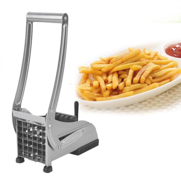 eplucheur coupe frites decoupe pomme de terre en acier inoxydable cdiscount electromenager