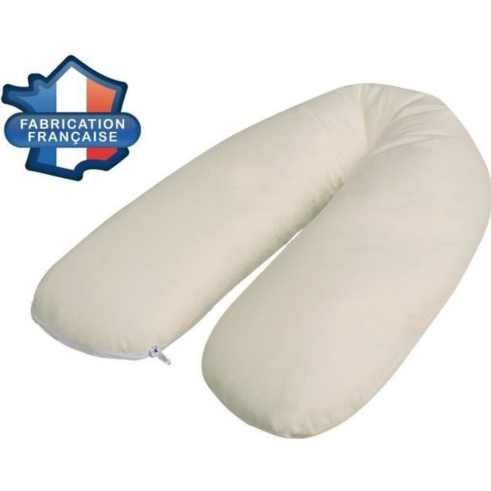 Coussin D'allaitement DONOMILO - Positionneur Bébé, Housse Amovible à Pois, Polyvalent 0-9 Mois