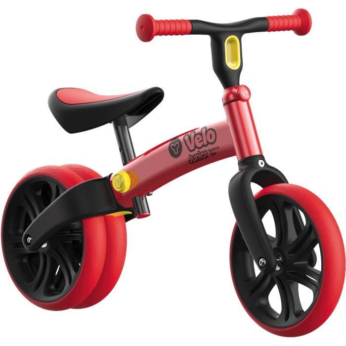 Y VOLUTION Draisienne Evolutive YVELO Junior Rouge Cdiscount