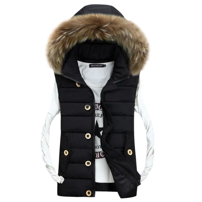 doudoune sans manche capuche