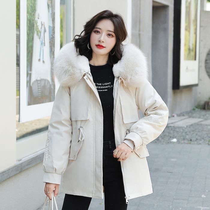 Achat manteau online fourrure