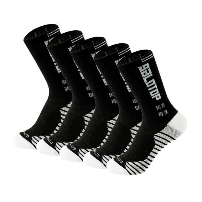 2 Paires Chaussettes De Cyclisme Homme 39-46 Blanc