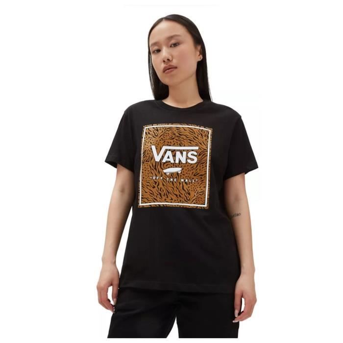 T shirt on sale vans noir femme
