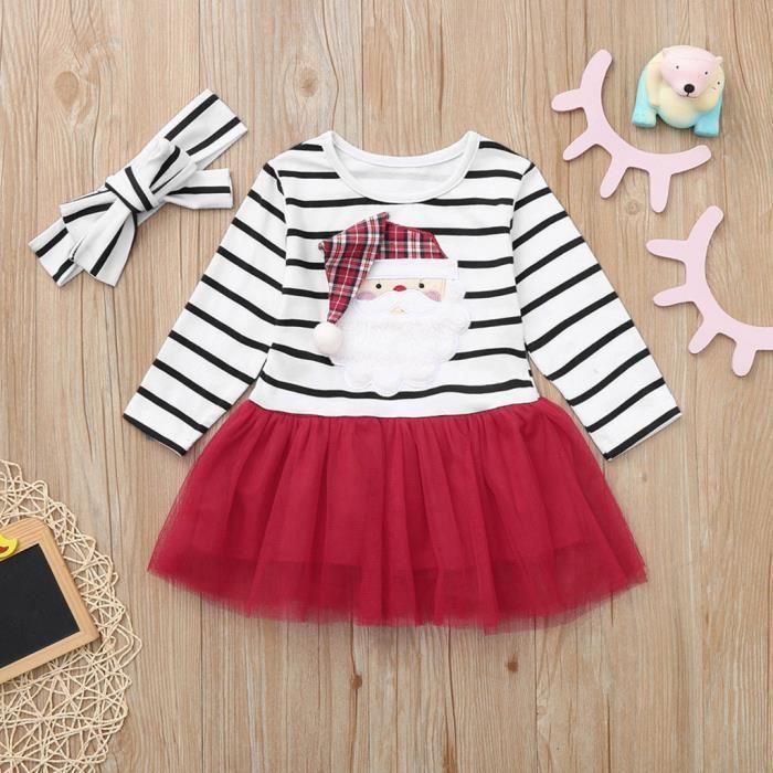 Robe pere noel bebe fille on sale