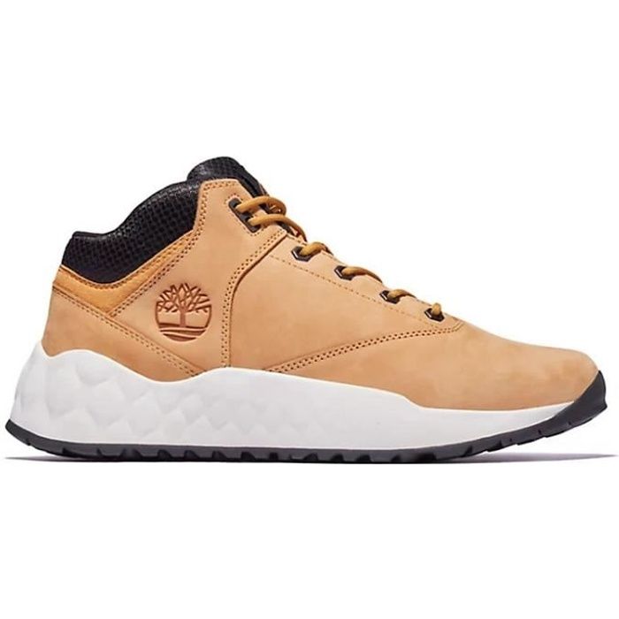 Timberland Baskets montantes homme - TIMBERLAND - SOLAR WAVE SUPER OX - Cuir - Lacets - Jaune