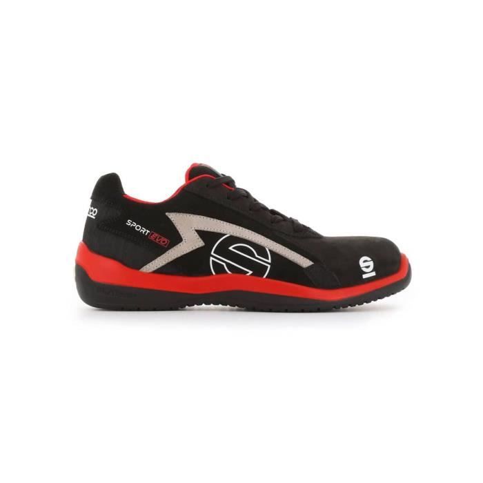 Chaussures de sécurité Sport Evo S3 SRC Noir et rouge - Sparco
