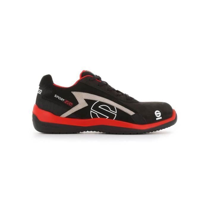 Chaussures De Sport Sparco 0751741NRGF - Taille 46 - Microfibre, Semelle Polyuréthane - Confort Et Sécurité