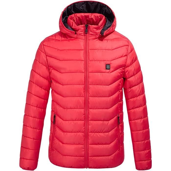 Veste Chauffante Homme Avec Batterie Doudoune Zipp Blouson Pluie
