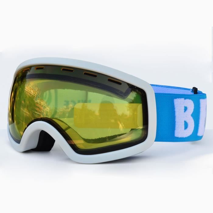 Masque - lunettes ski,Lunettes de Ski pour enfants,Double lentille