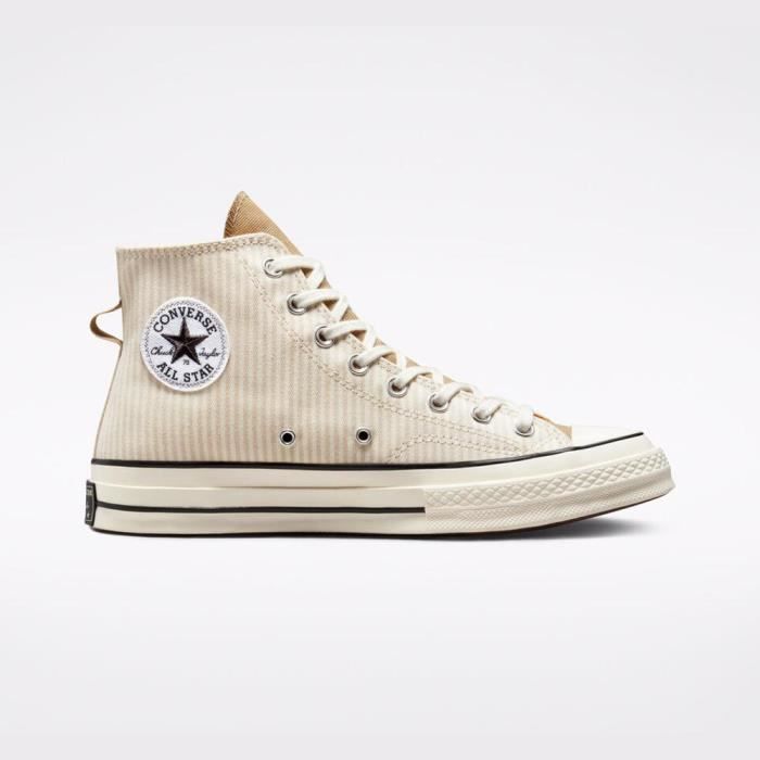 Converse Baskets Converse Chuck 70 Crafted Stripe Beige Unisexe - CONVERSE - Textile - Mixte
