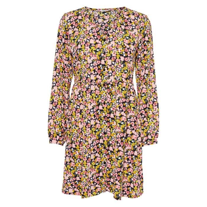 Robe Patineuse H&M Noir/blanc/gris Motif Sel Et Poivre - Neuf Sans étiquettes, Taille 6