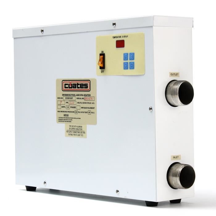 Tempsa 9 Kw 220v Piscine Spa Thermostat Rechauffeur Baignoire Electrique Chauffe Eau Achat Vente Chauffage De Piscine Neufu 9kw 220v Chauffe Eau Cdiscount