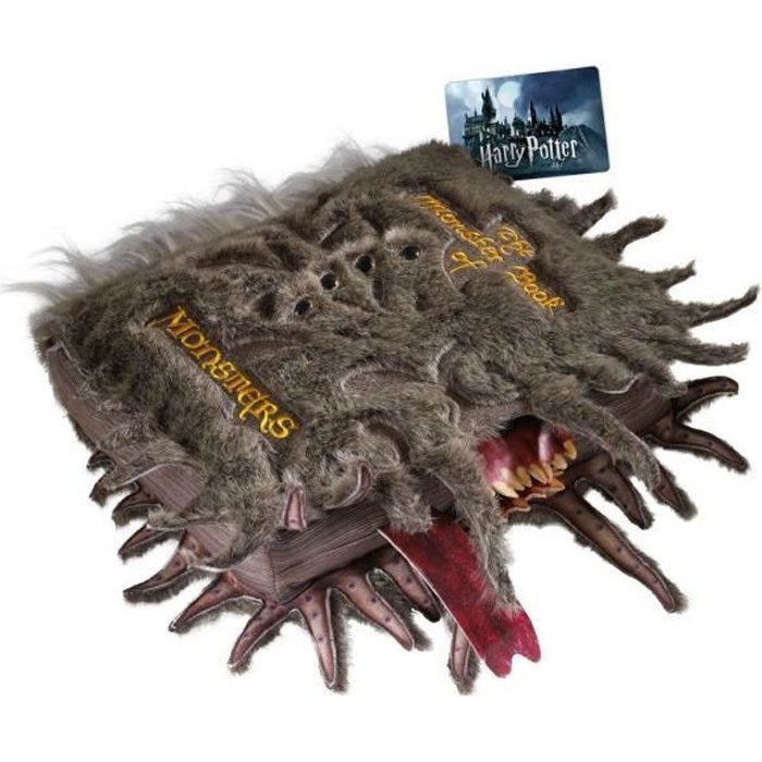 Noble Collection - Harry Potter - Peluche Collectors Le livre des Monstres 30 x 36 cm