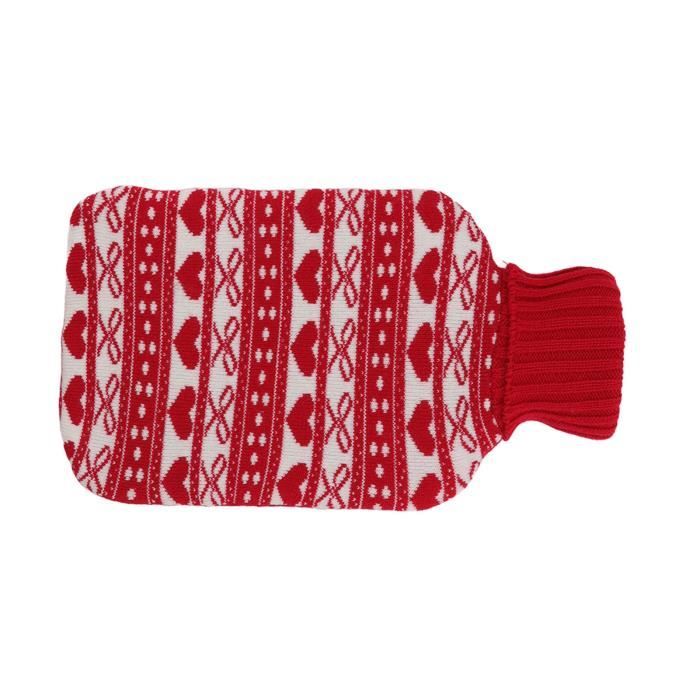Bouillotte En Caoutchouc 2 Litres - Multicolore, Générique, Neuve