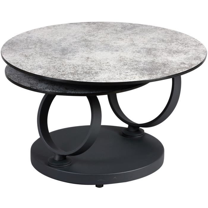 Lot De 2 Plateaux Verre Peinture Durcie Aspect Ceramique Achat