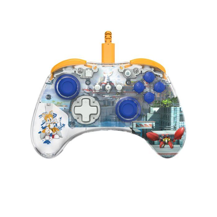 PDP Manette filaire REALMz: Tails Seaside Hill Zone Pour Nintendo Switch et Nintendo Switch Modèle OLED