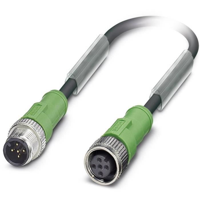 Câble pour capteurs-actionneurs Phoenix Contact SAC-5P-M12MS-5,0-PUR-M12FS 1533615 Conditionnement: 1 pc(s)